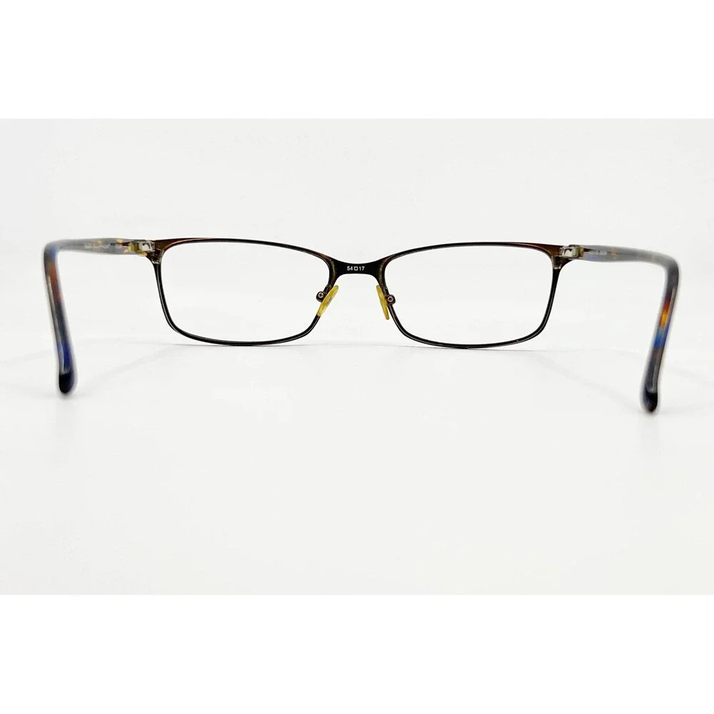 Blue Elephant Eyeglasses Women Brown Tortoise Rectangle 54-17-135